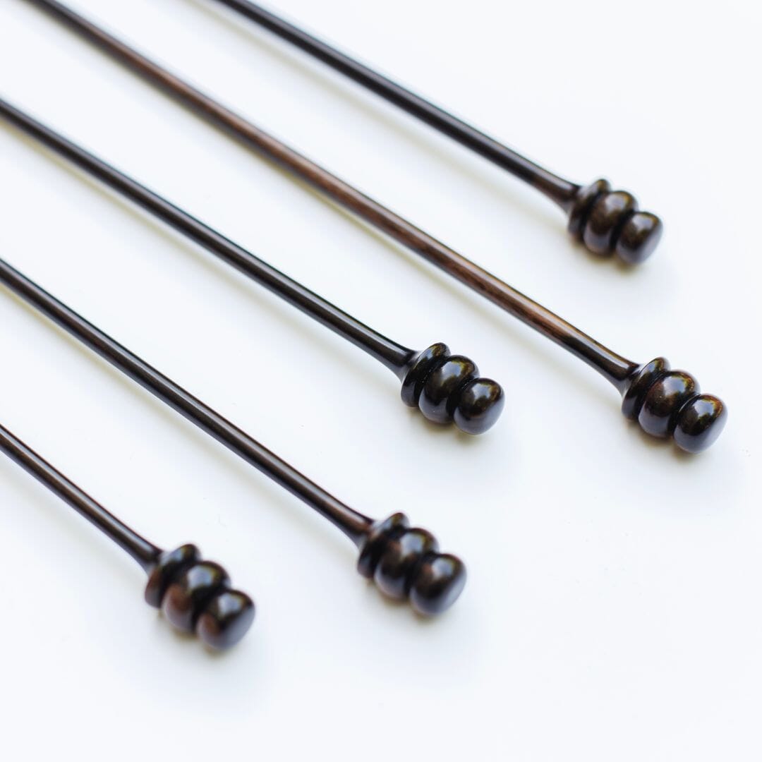 Tunisian Crochet Hook in Ebony FurlsCrochet