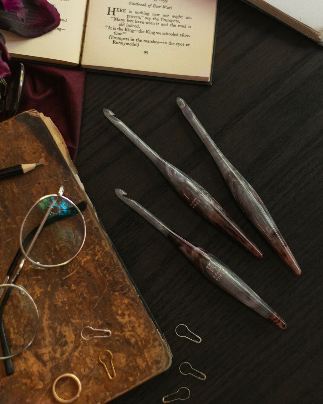 Limited Edition Immortal Streamline Resin Crochet Hooks LE Streamline Resin FurlsCrochet