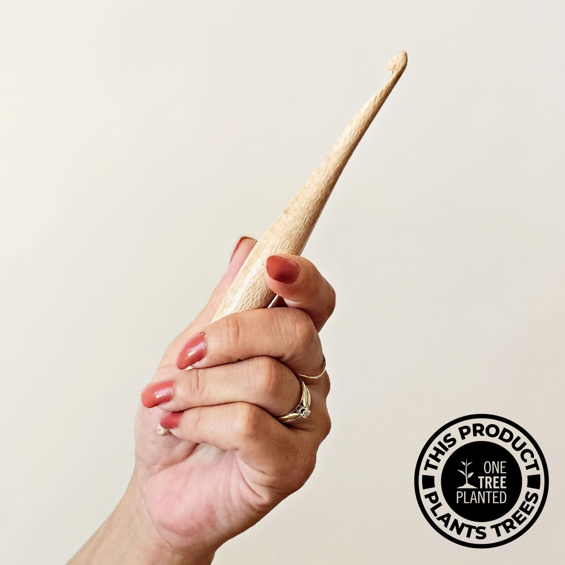 Silver Oak Streamline Wood Crochet Hooks Wood Streamline FurlsCrochet