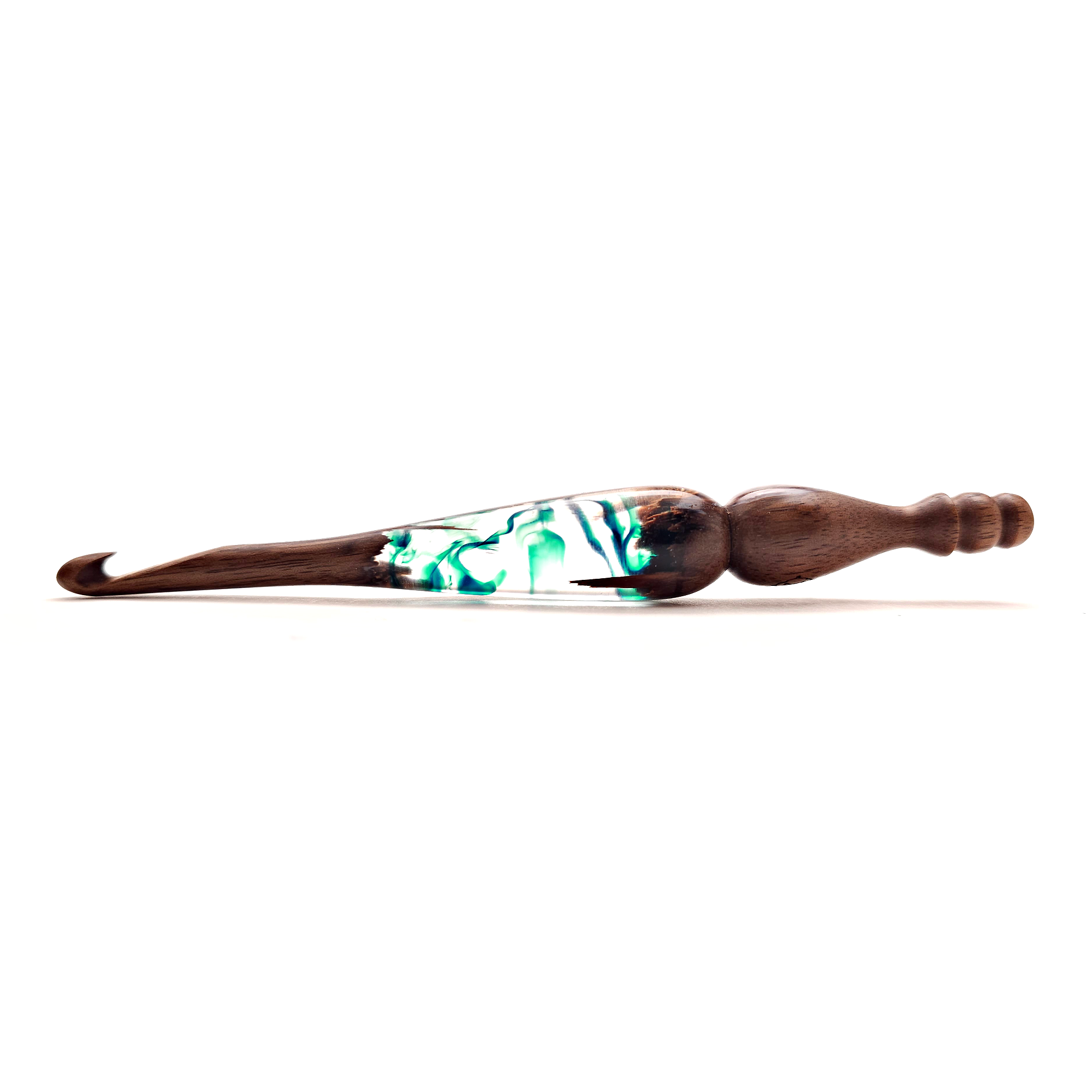 Limited Edition Walnut + Emerald Alpha Series Crochet Hook