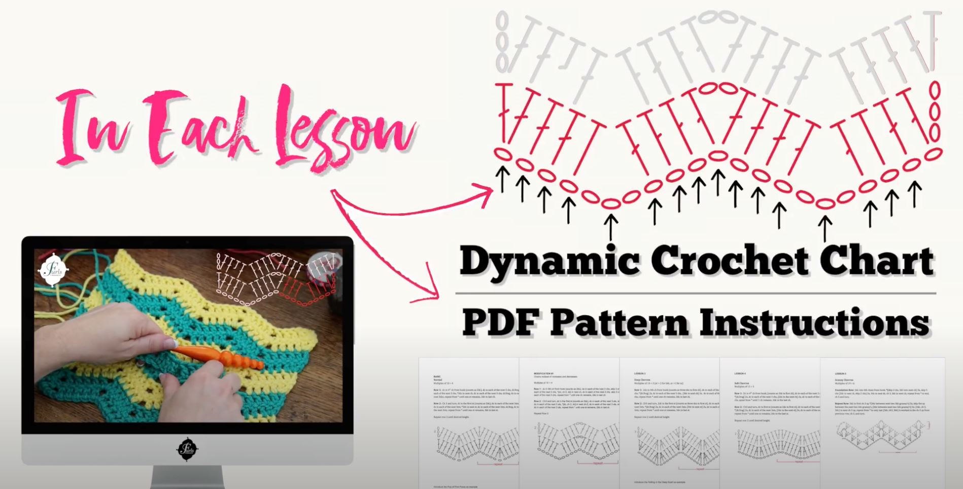 Decoding Chevrons Video Course Course FurlsCrochet