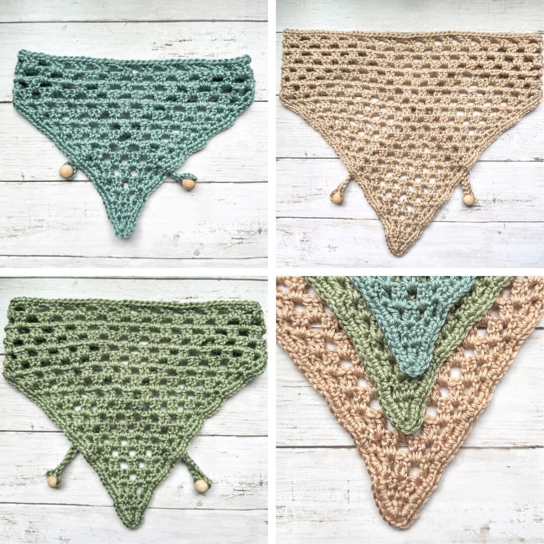 Free Crochet Pattern: Easy Drape Bandana