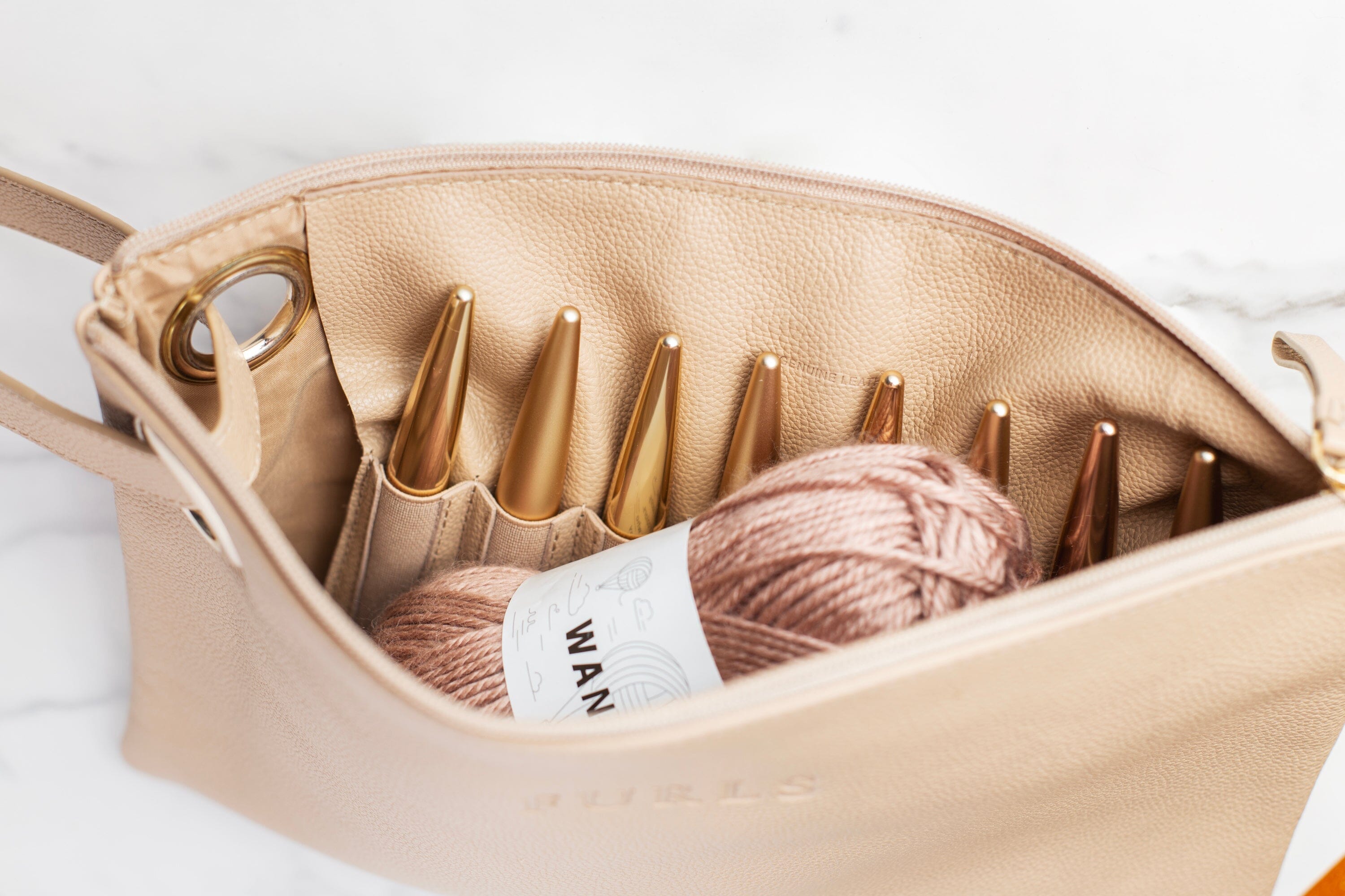 Blair Leather Hook Clutch Leather Accessories FurlsCrochet 