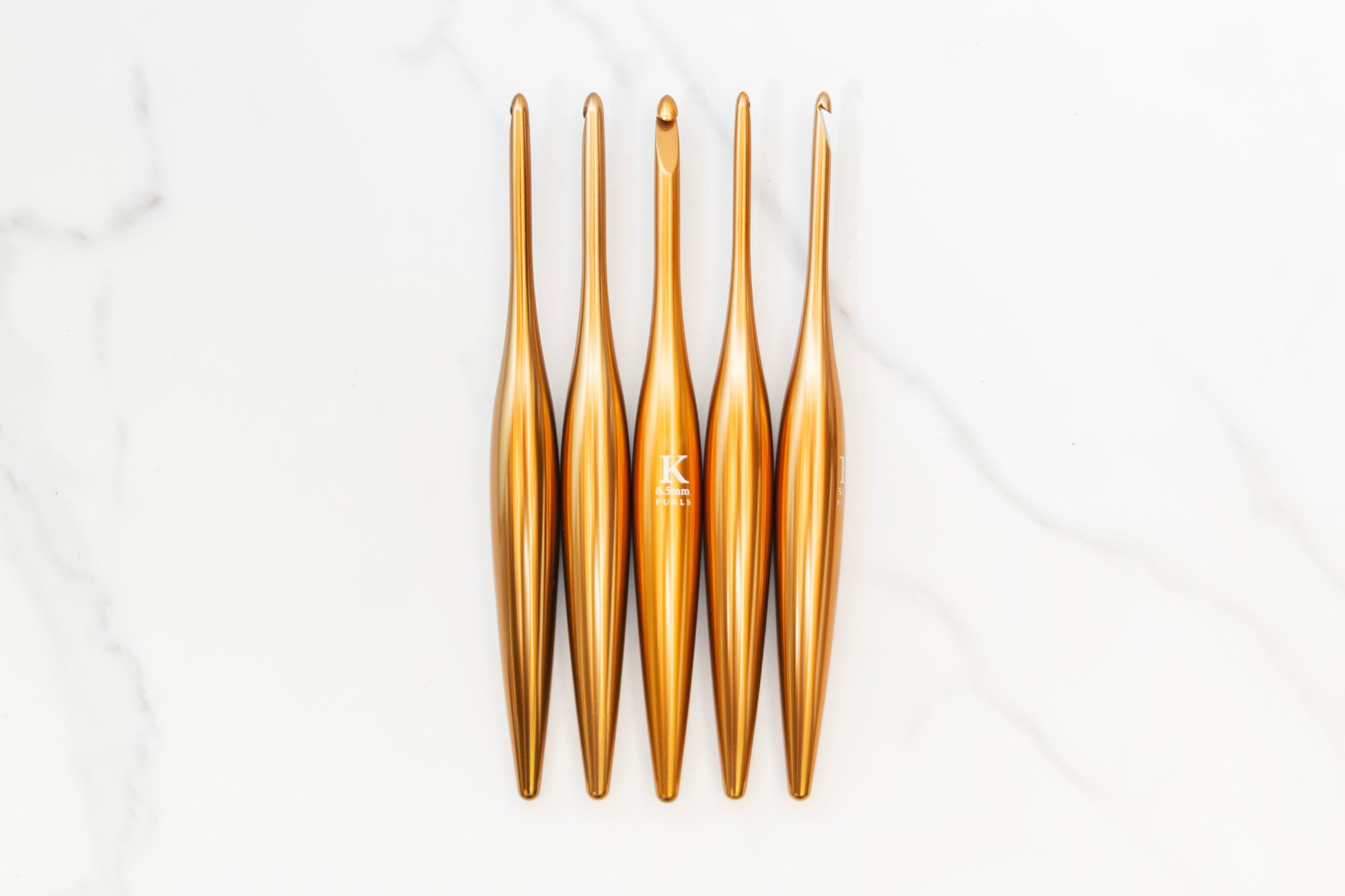 Bronze Streamline Metal Crochet Hooks Metal Streamline FurlsCrochet 