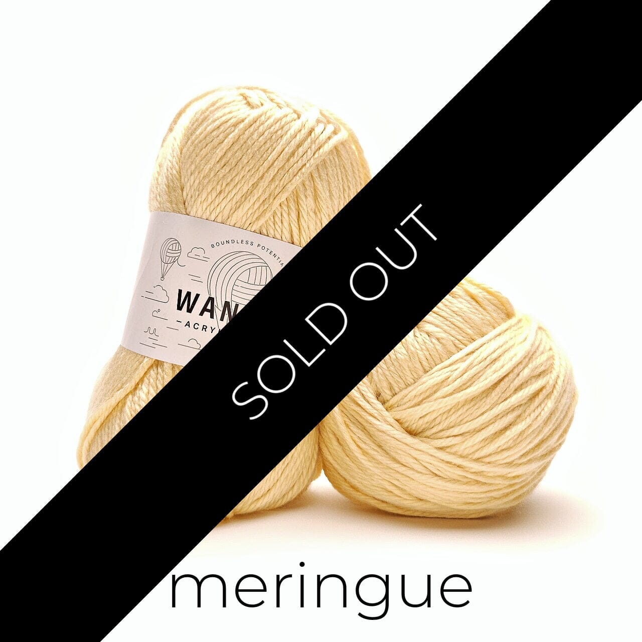 Wander Acrylic Yarn Yarn FurlsCrochet Meringue 